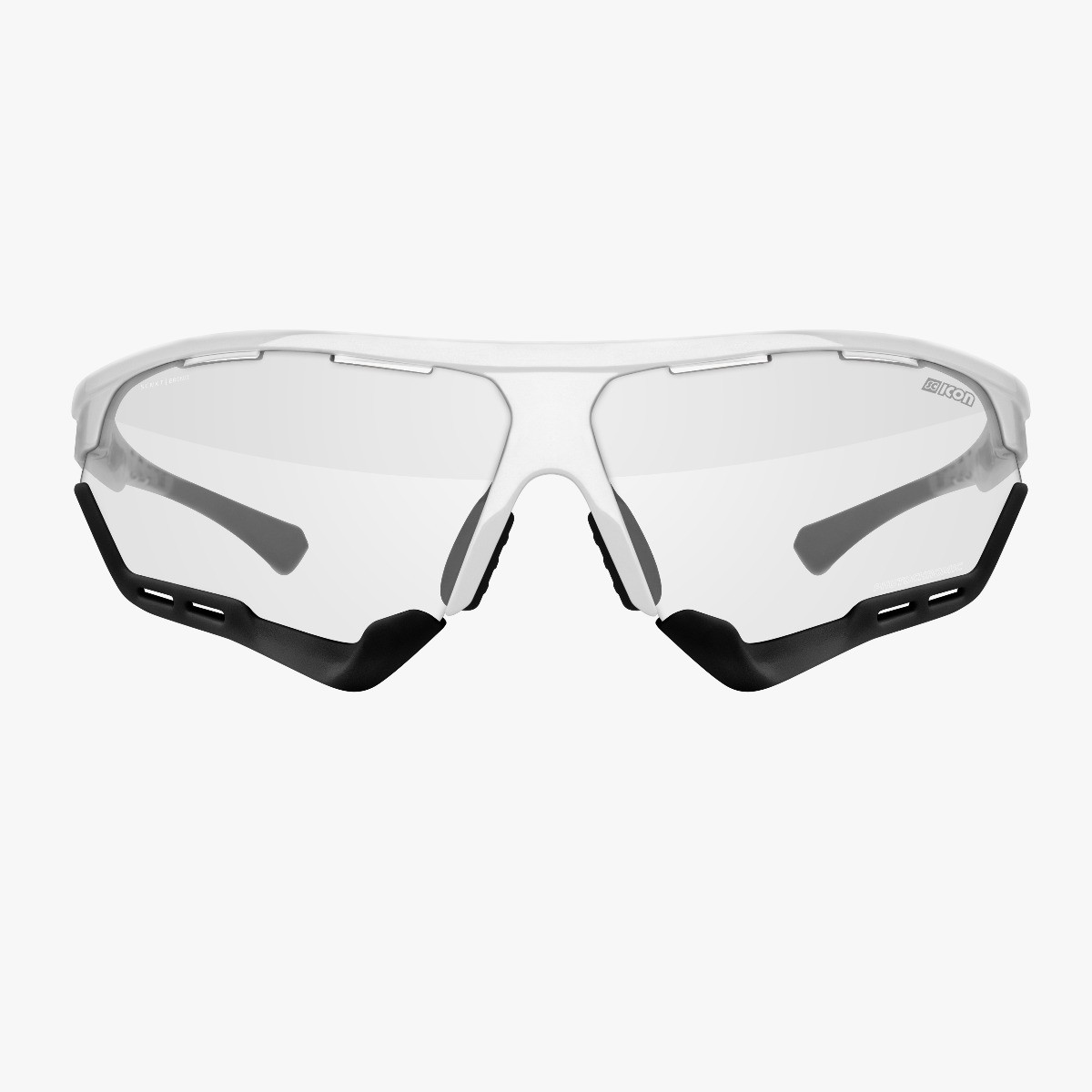 Scicon Sports | Aerocomfort Sport Cycling Performance Sunglasses - White Gloss / Photocromatic Bronze - EY15170401
