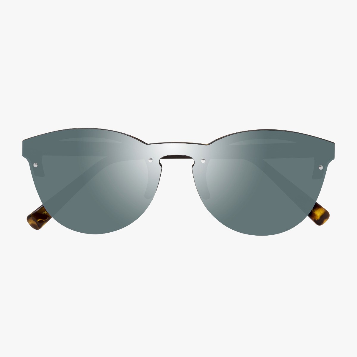 Scicon Sports | Protector Lifestyle Unisex Sunglasses - Demi Frame, Silver Lens - EY170806