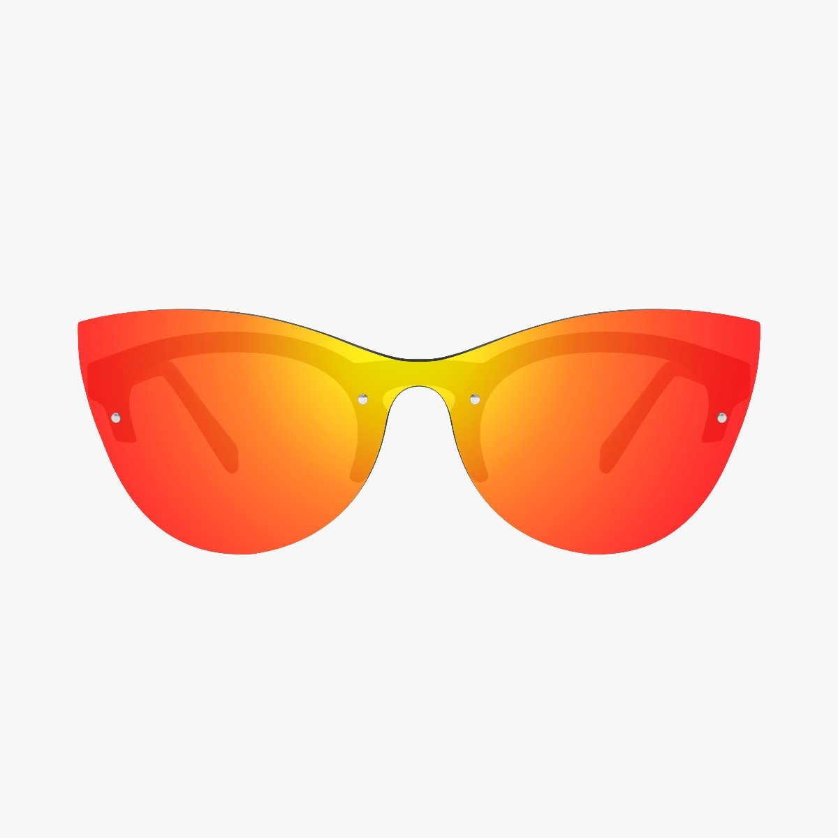 Scicon Sports | Phantom Lifestyle Women's Sunglasses - Black Frame, Red Lens - EY180602