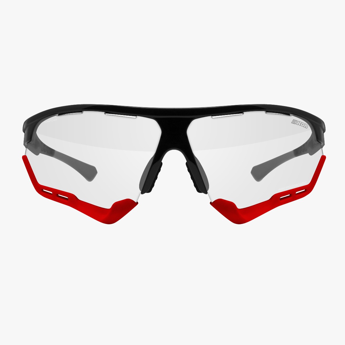 Aerocomfort cycling sunglasses scnxt photochromic black frame red lenses EY19160203
