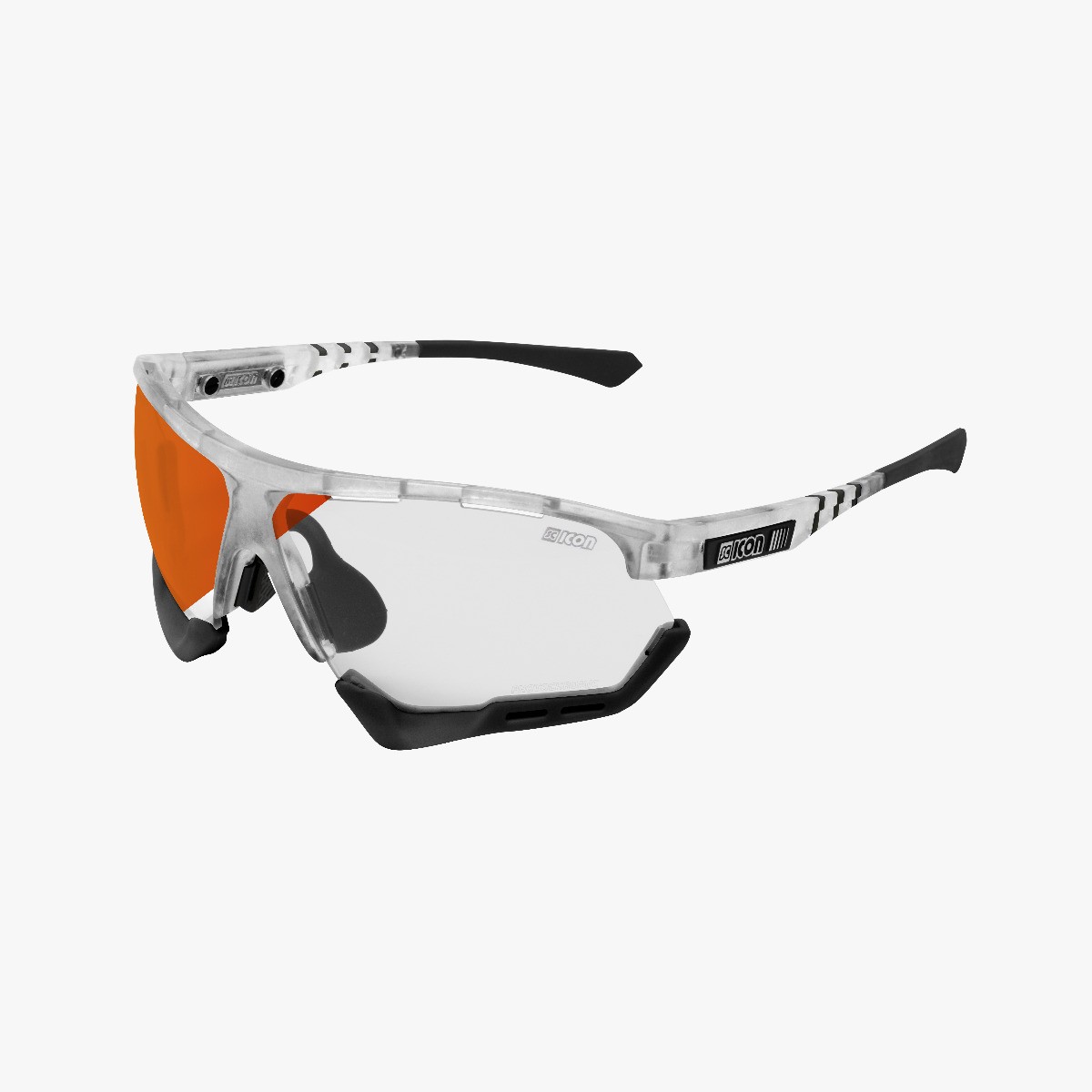 Aerocomfort cycling sunglasses scnxt photochromic frozen frame red lenses EY19160503
