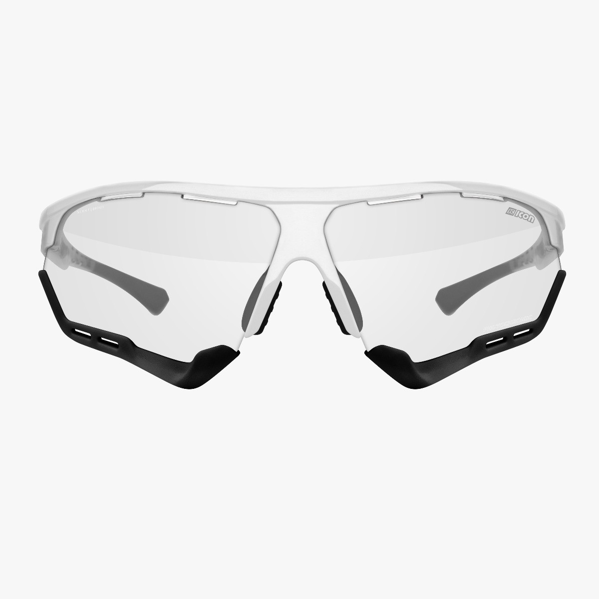 Aerocomfort cycling sunglasses scnxt photochromic white frame bronze lenses EY19170401
