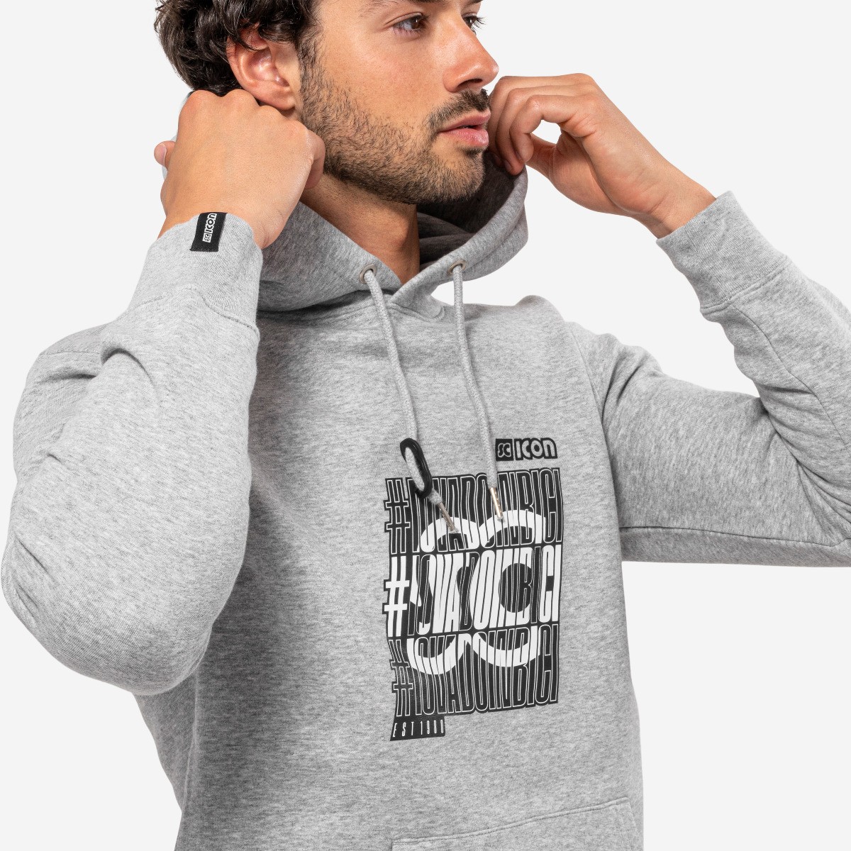 #IOVADOINBICI HOODIE