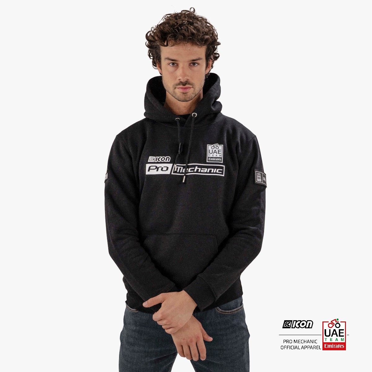 scicon cotton hoodie black pro mechanic uae hs60742