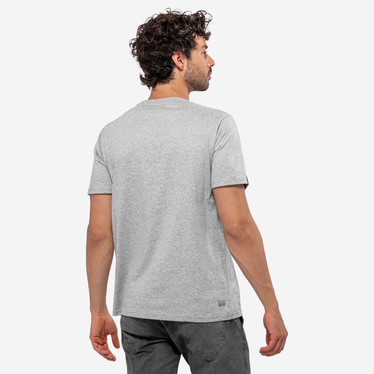 Scicon Sports | Stripe Logo Lifestyle Cotton T-shirt - Grey - TS61834