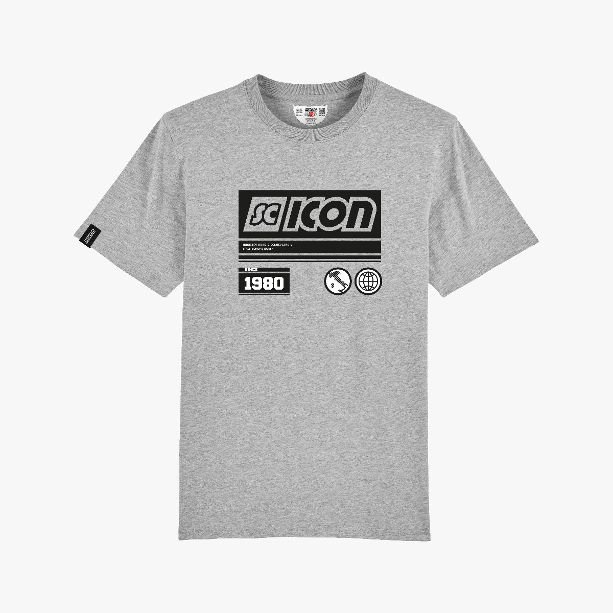 Scicon Sports | SC 1980 Logo Lifestyle Cotton T-shirt - Grey - TS61854