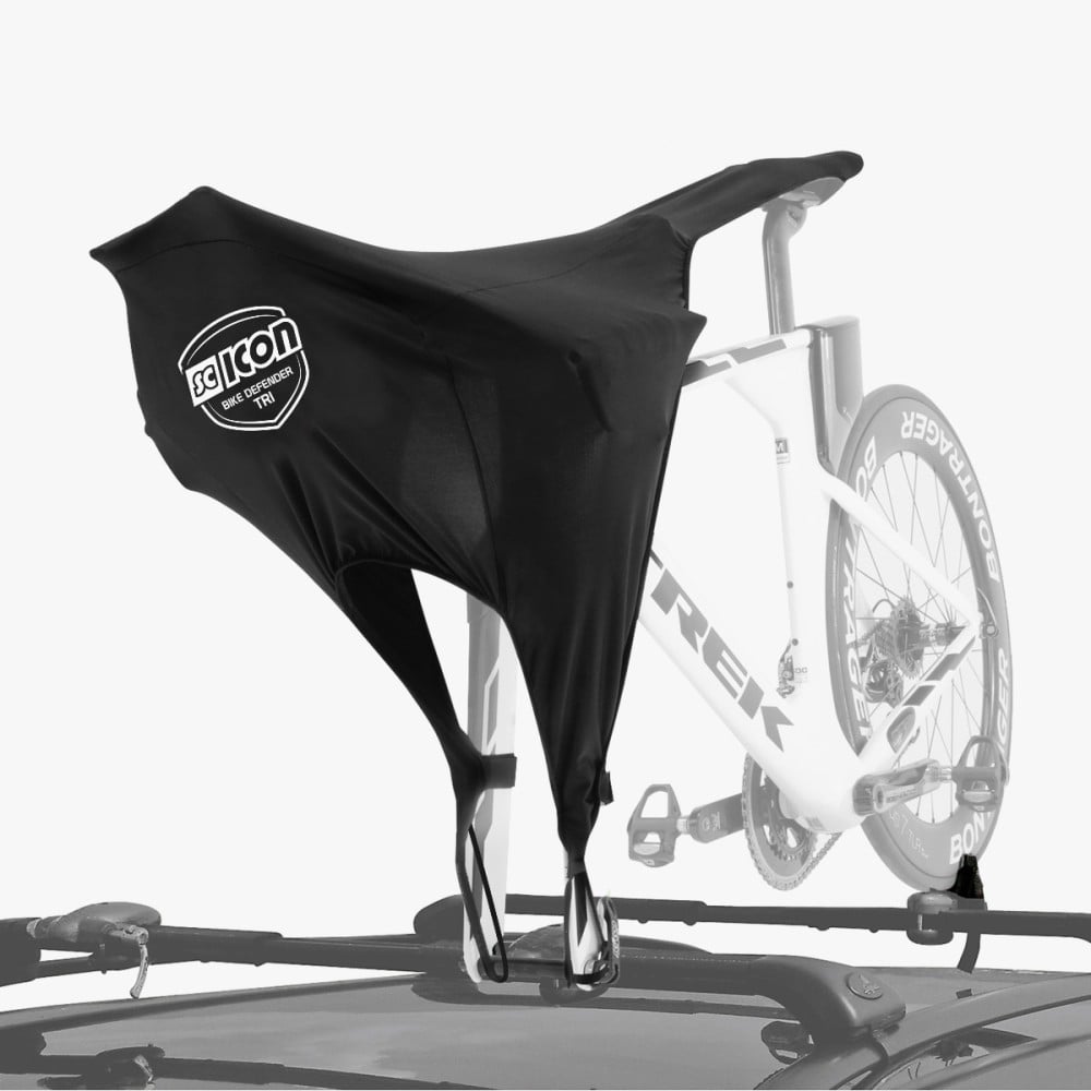 Housse de protection triathlon porte-vélos de toit Noir