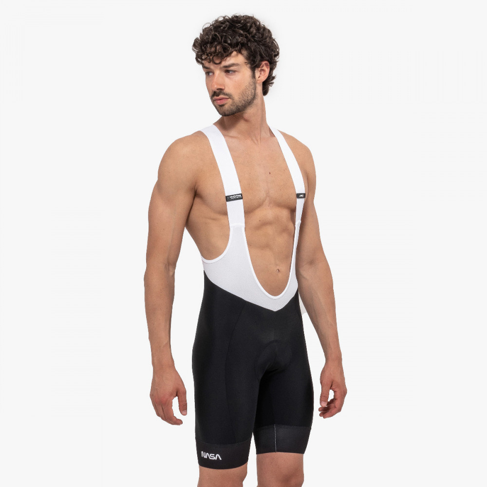 phrase origin Postscript Black/White Space Agency Nasa Men's Over Cycling Bib Shorts