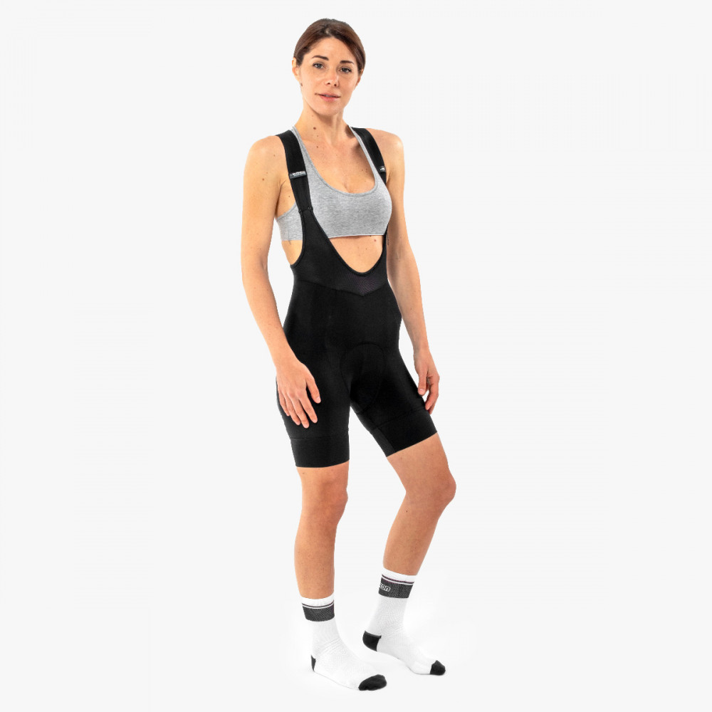 Scicon Sports | X-Over Cycling Bib Shorts for Women - Black - BSW22002SPE