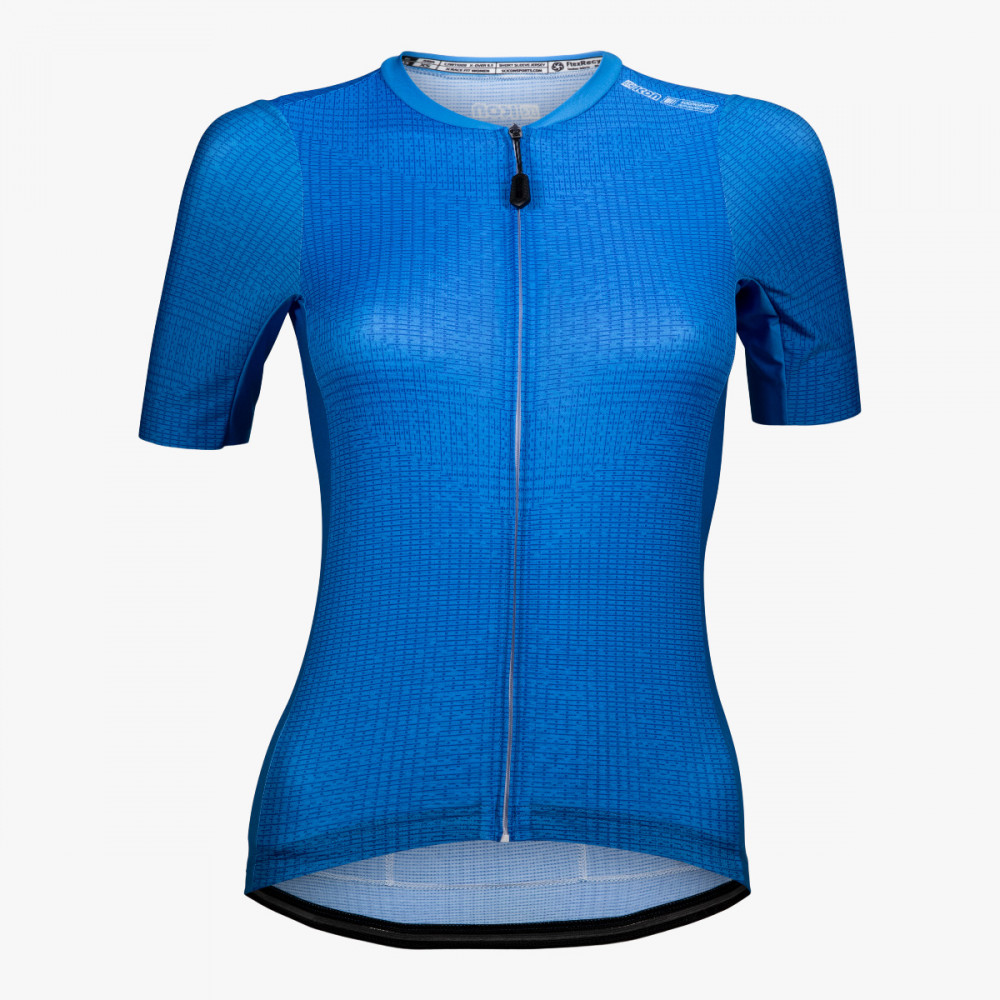 CJW11009 women cycling jersey xover 9.5 summer short sleeve bright blue sciconsports 