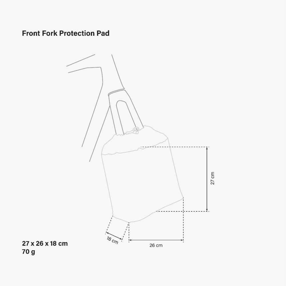 FRONT FORK PROTECTION PAD