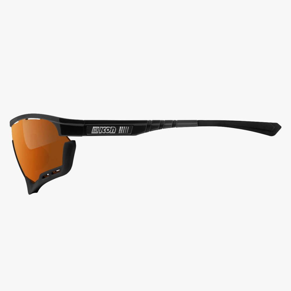 Scicon Sports | Aerotech Sport Cycling Performance Sunglasses - Black / Bronze - EY13070201
