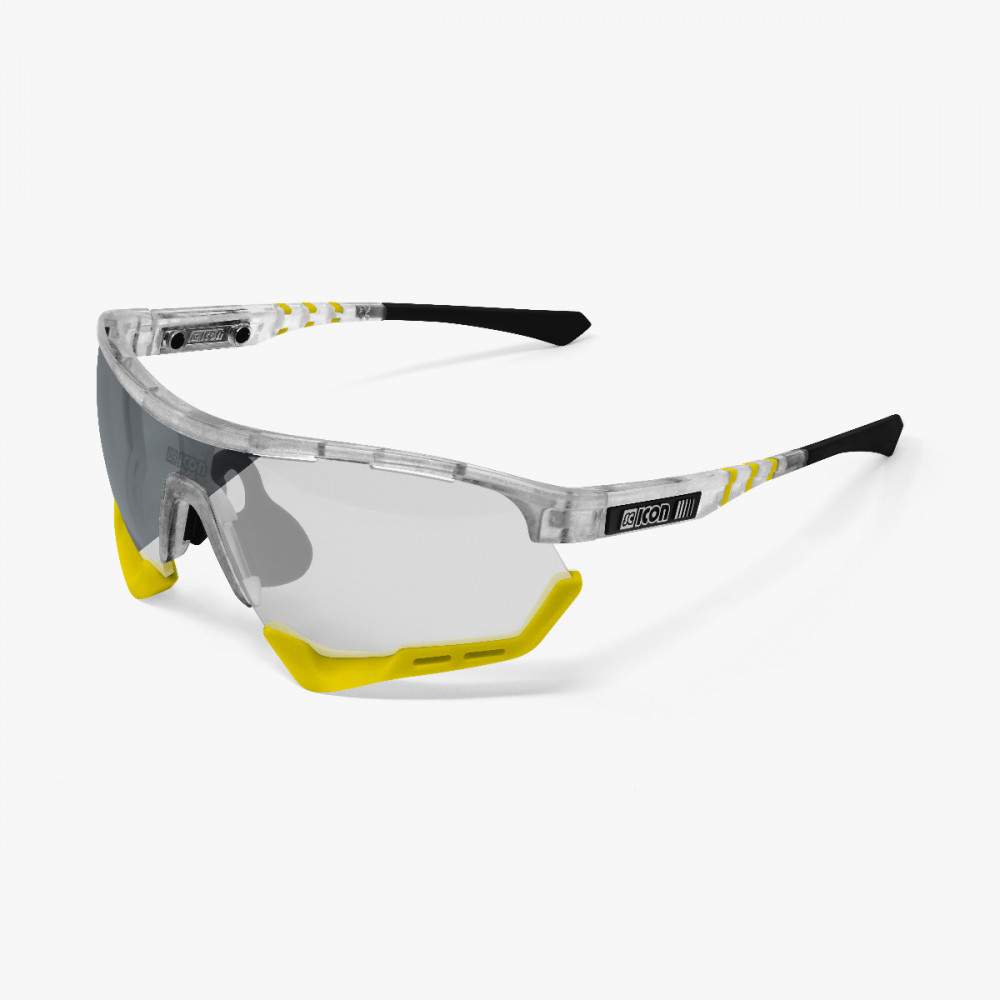 Scicon Sports | Aerotech Sport Performance Sunglasses - Frozen / Photochromic Silver - EY14180505