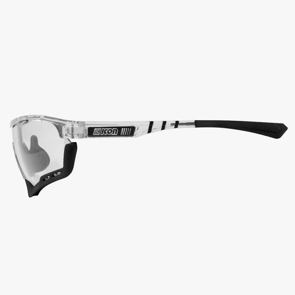 Scicon Sports | Aerotech Sport Performance Sunglasses - Crystal Gloss / Photochromic Bronze - EY14170701