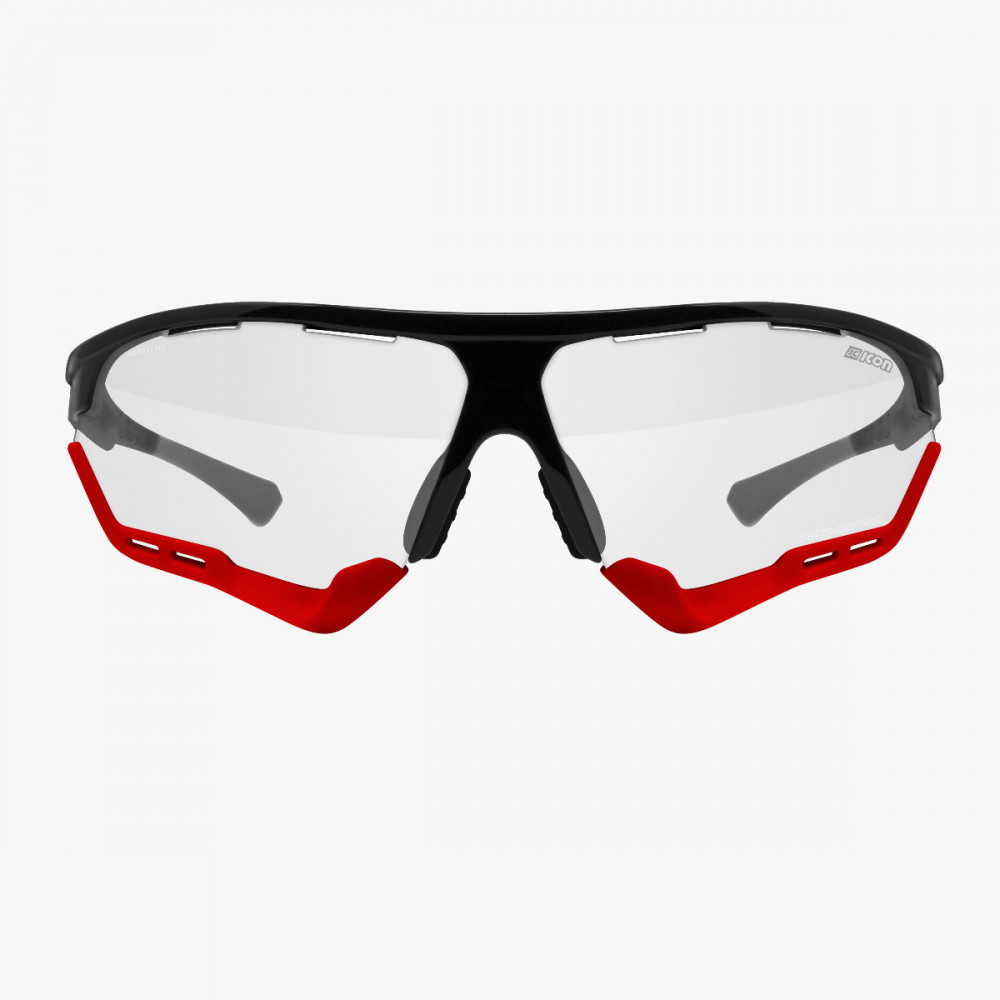 Scicon Sports | Aerocomfort Sport Cycling Performance Sunglasses - Black Gloss / Photocromatic Red - EY15160203
