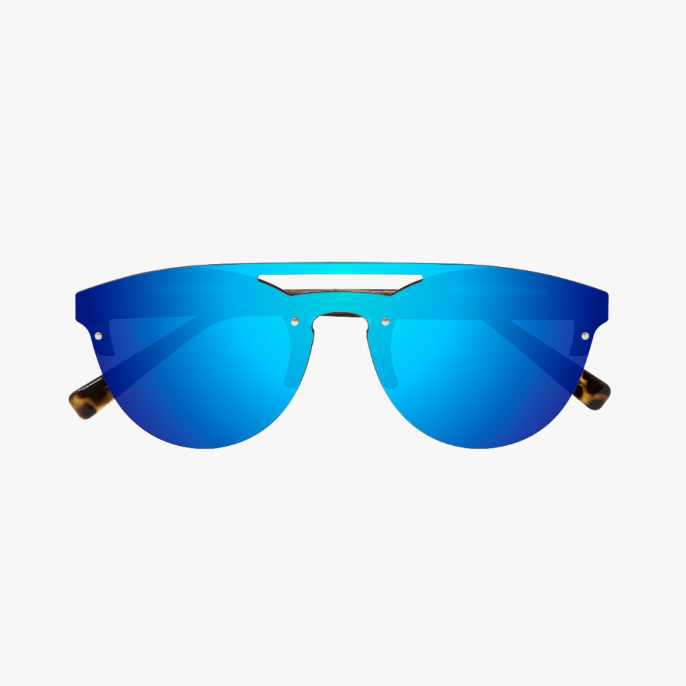 Scicon Sports | Cover Lifestyle Unisex Sunglasses - Demi Frame, Blue Lens - EY160306