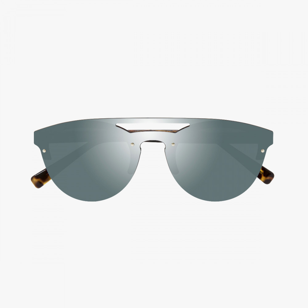 Scicon Sports | Cover Lifestyle Unisex Sunglasses - Demi Frame, Silver Lens - EY160806