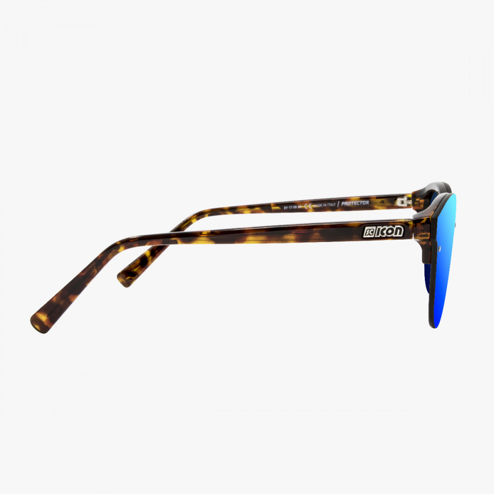 Scicon Sports | Protector Lifestyle Unisex Sunglasses - Demi Frame, Blue Lens - EY170306