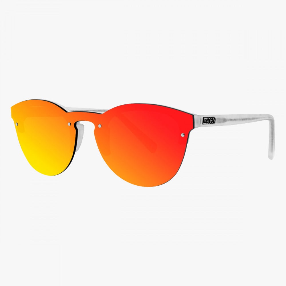 Scicon Sports | Protector Lifestyle Unisex Sunglasses - Frozen Frame, Red Lens - EY170605