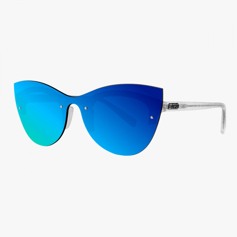 Scicon Sports | Phantom Lifestyle Women's Sunglasses - Frozen Frame, Blue Lens - EY180305
