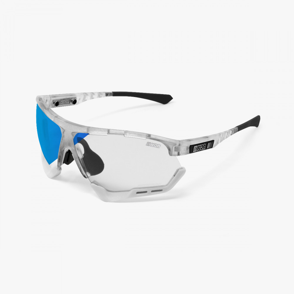 Aerocomfort cycling sunglasses scnxt photochromic frozen frame blue lenses EY19130502
