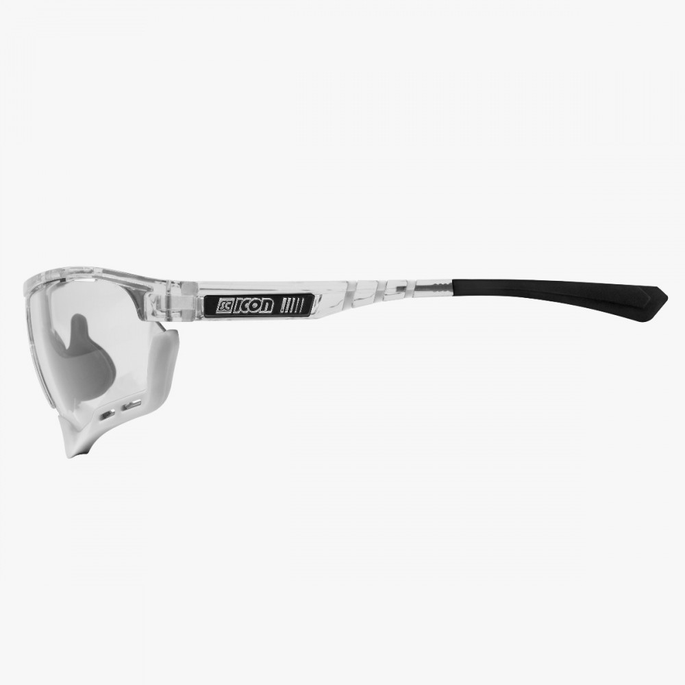 Aerocomfort cycling sunglasses scnxt photochromic crystal frame blue lenses EY19130702
