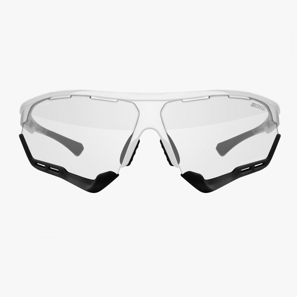 Aerocomfort cycling sunglasses scnxt photochromic white frame bronze lenses EY19170401
