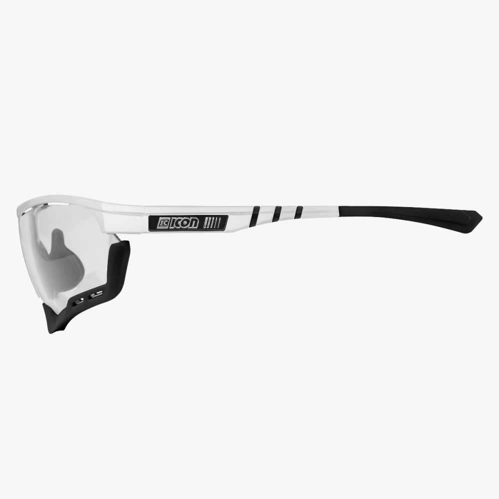Aerocomfort cycling sunglasses scnxt photochromic white frame bronze lenses EY19170401
