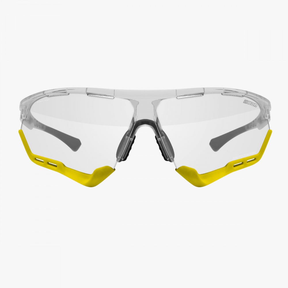 Aerocomfort cycling sunglasses scnxt photochromic crystal frame silver lenses EY19180705
