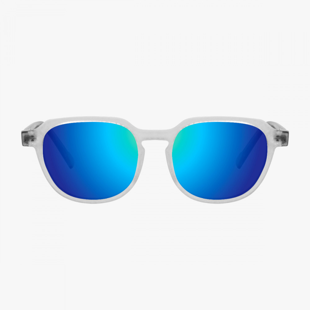 Scicon Sports | Vertex Lifestyle Sunglasses - Frozen Matt, Multimirror Blu Lens - EY220305