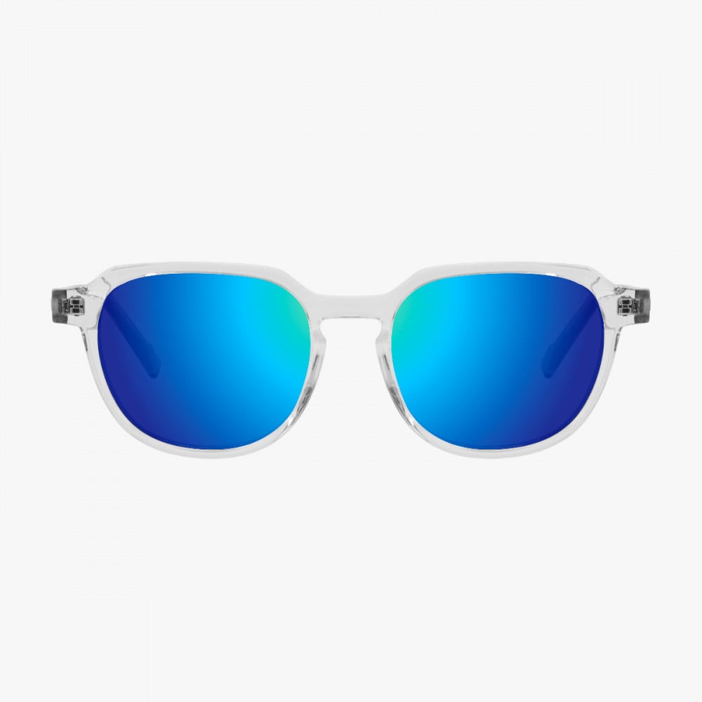 Scicon Sports | Vertex Lifestyle Sunglasses - Crystal Gloss, Multimirror Blu Lens - EY220307