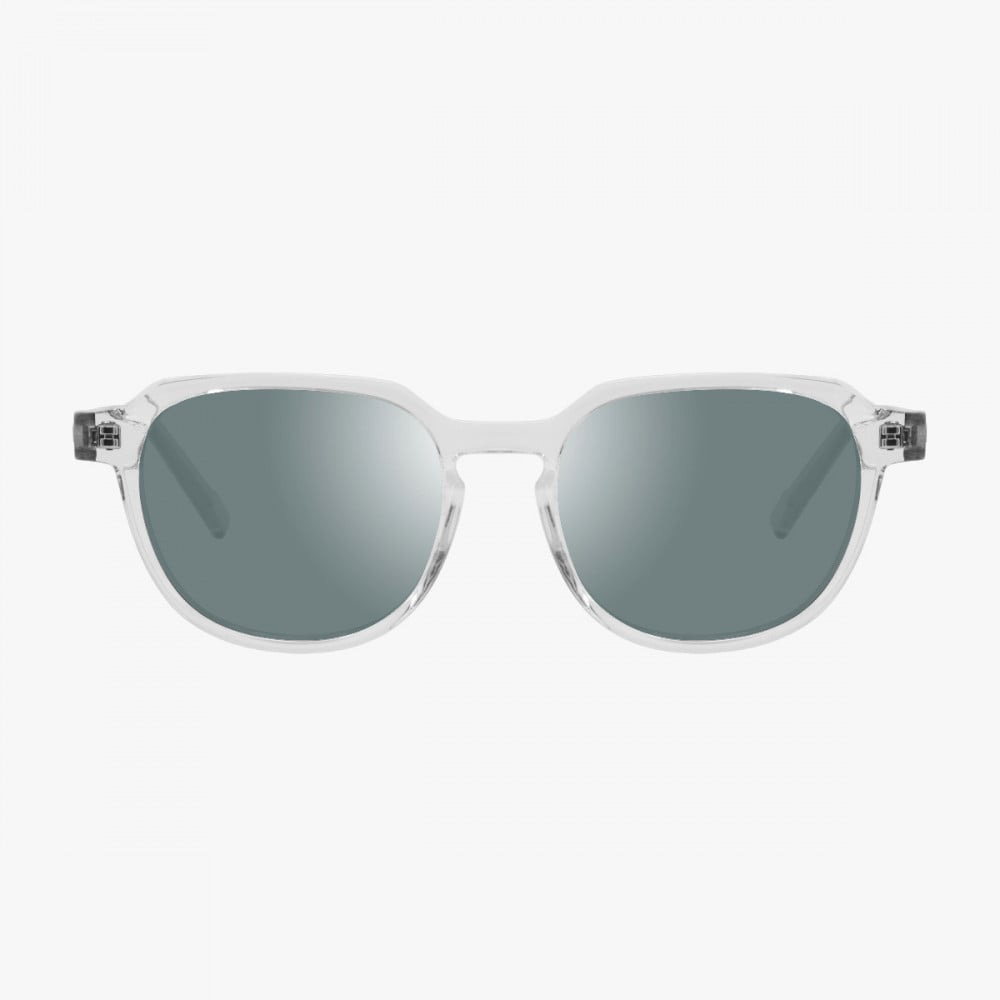 Scicon Sports | Vertex Lifestyle Sunglasses - Crystal Gloss, Multimirror Silver Lens - EY220807