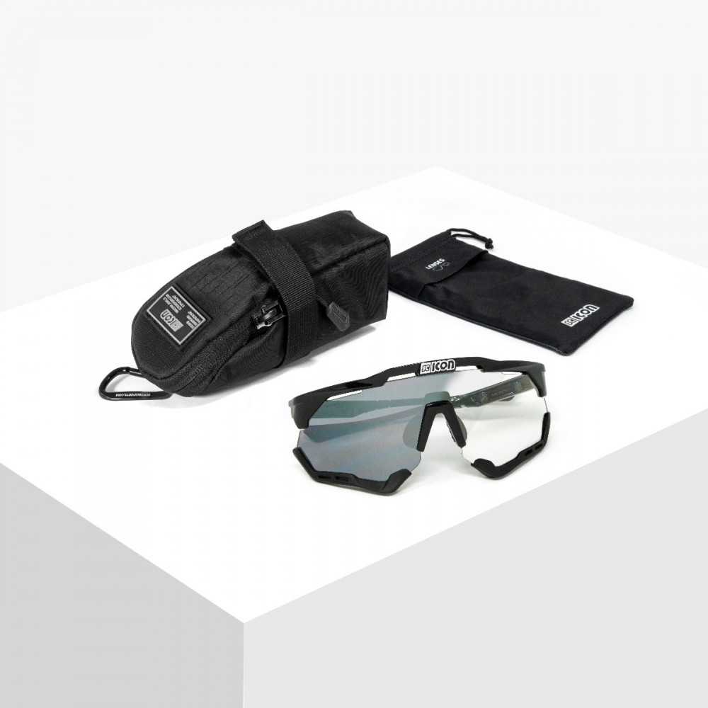 Scicon Sports | Aeroshade XL Cycling Sunglasses - Black Gloss / Photocromic Silver - EY25010201 
