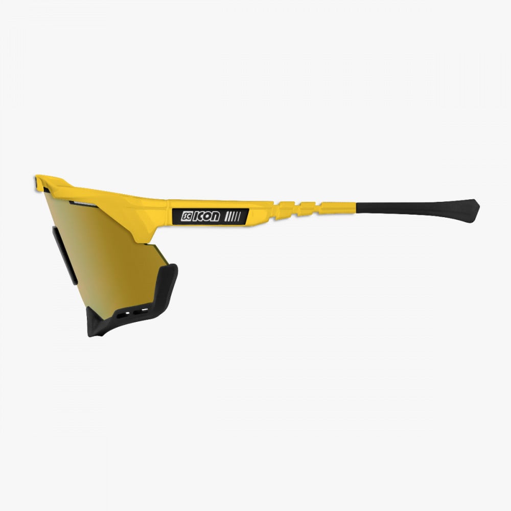 Scicon Sports | Aeroshade XL Cycling Sunglasses - Yellow Gloss / Multimirror Bronze - EY25071101