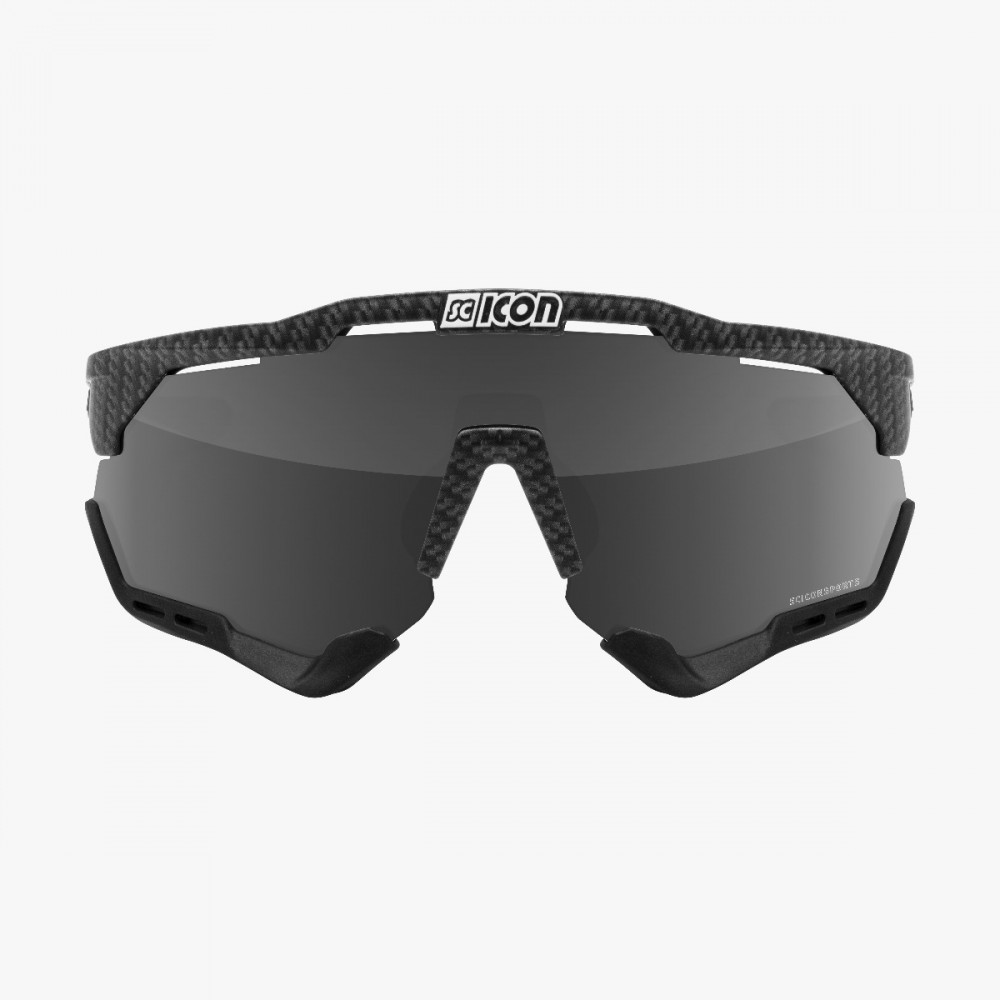 Scicon Sports | Aeroshade XL Carbon Cycling Sunglasses - Carbon Matt / Multimirror Silver - EY25081201

