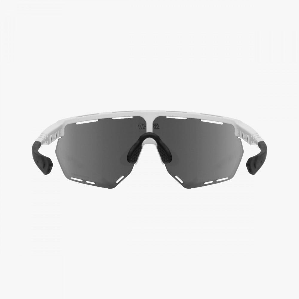 Scicon Sports | Aerowing Sport Performance Sunglasses - White Gloss / Multimirror Silver  - EY26080802