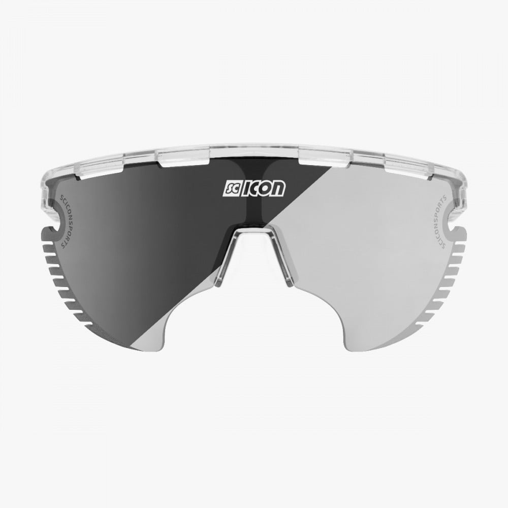 Scicon Sports | Aerowing Lamon Sport Performance Sunglasses - Crystal Gloss / Photocromatic Silver - EY30010700
