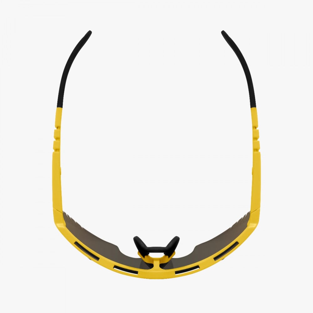 Scicon Sports | Aerowing Lamon Sport Performance Sunglasses - Yellow Gloss / Multimirror Bronze - EY30071100