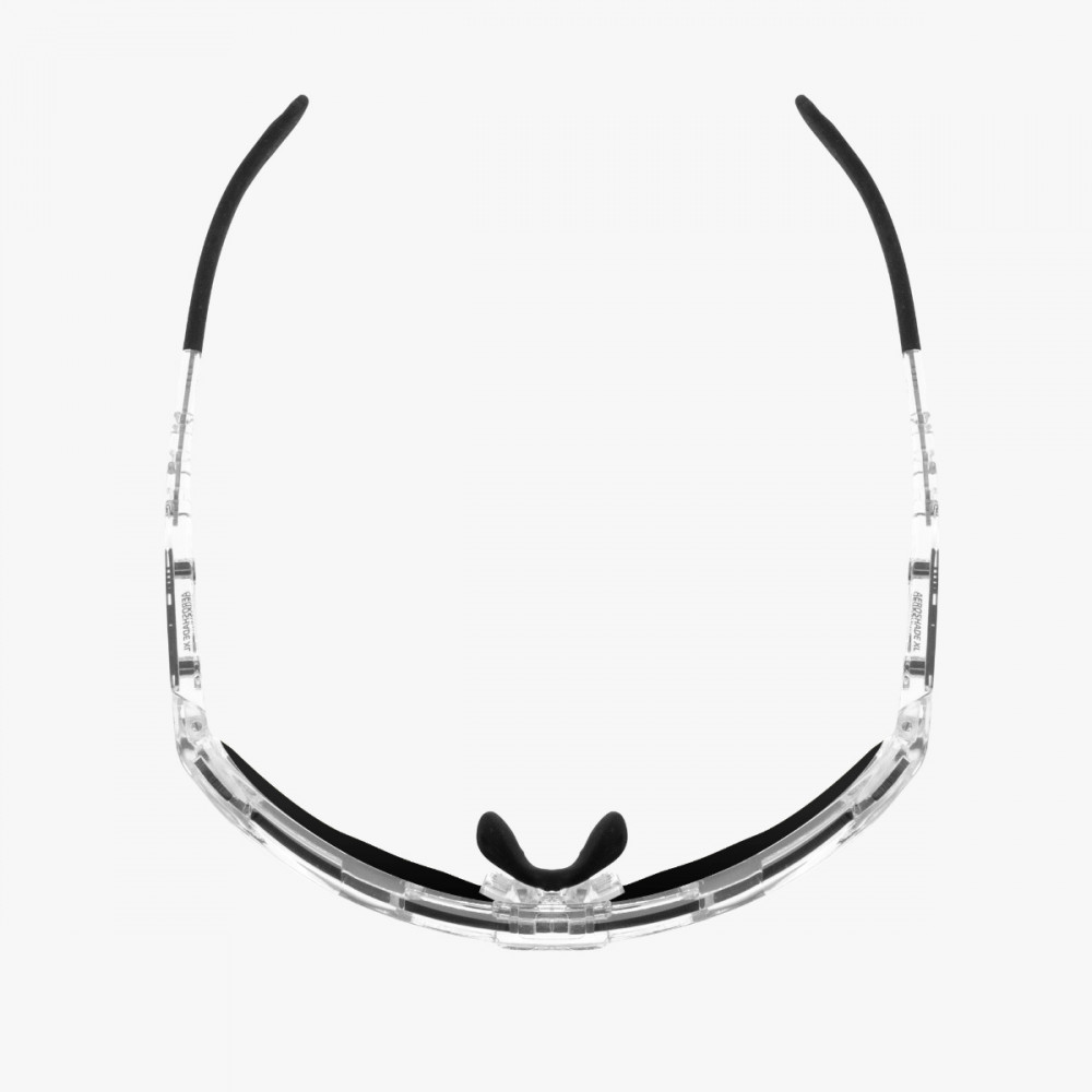 Scicon Sports | Aeroshade Kunken XL Performance Sunglasses - Crystal Gloss / Photocromic Silver - EY31010700
