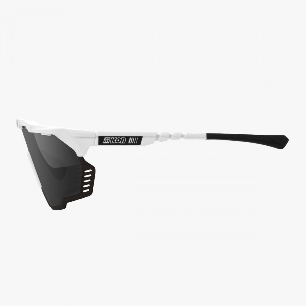 Scicon Sports | Aeroshade Kunken Performance Sunglasses - White Gloss / Multimirror Silver - EY31080800