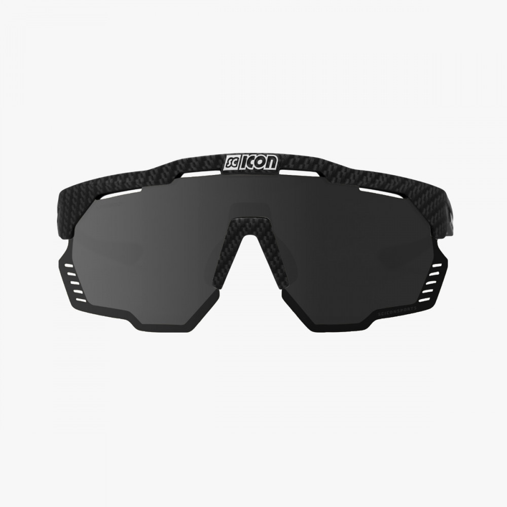 Scicon Sports | Aeroshade Kunken XL Performance Sunglasses - Carbon Matt / Multimirror Silver - EY31081200