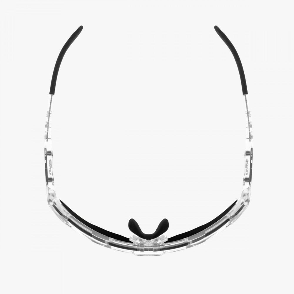 Scicon Sports | Aeroshade Kunken Performance Sunglasses - Crystal Gloss / Multimirror Silver Monogram - EY31110700