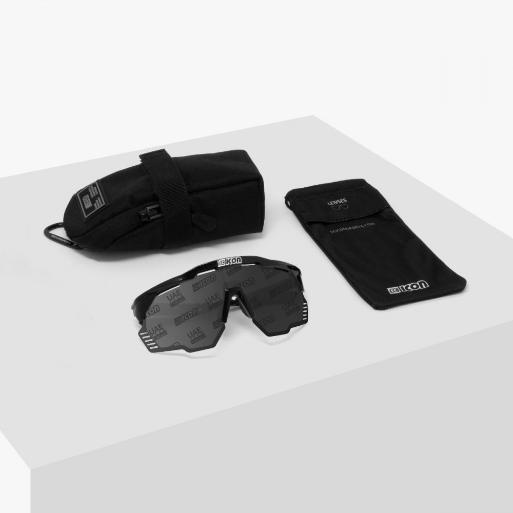 Black Aeroshade Kunken Sport Sunglasses | Scicon Sports