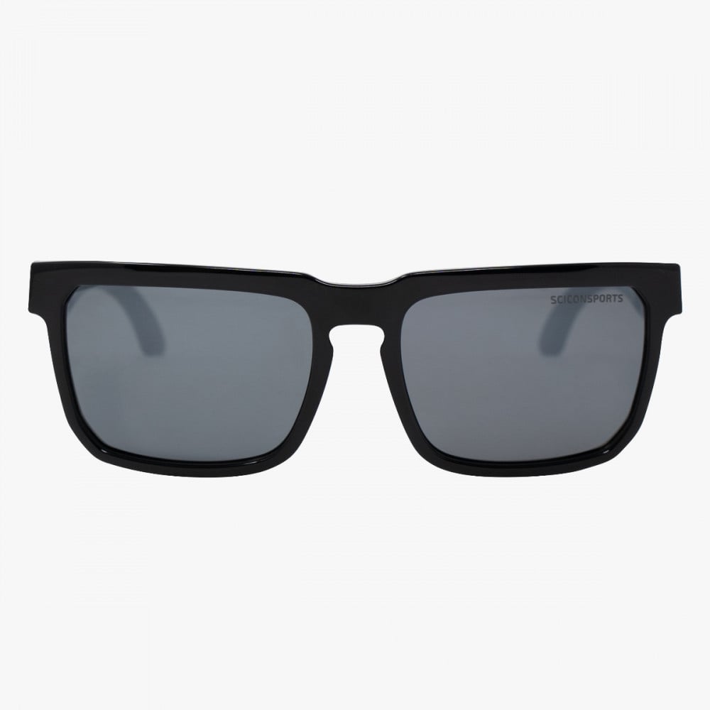 Black Gloss/Multimirror Silver Gallio Lifestyle Sunglasses