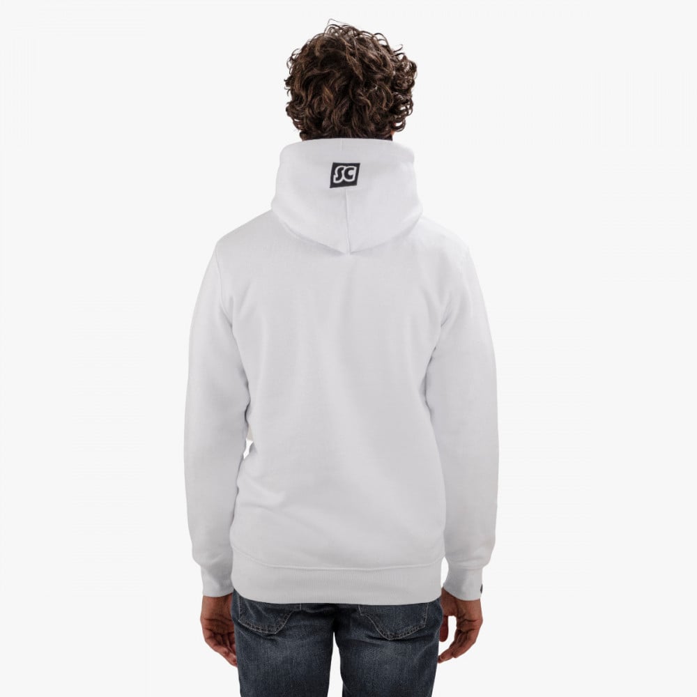 scicon cotton hoodie white hs61891