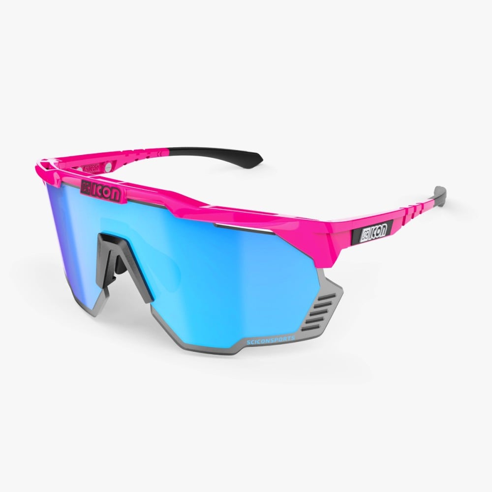 Pink Fluo/Multimorror Blue Aeroshade Kunken Sunglasses