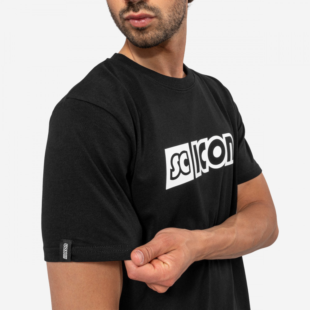 Scicon Sports | SC Logo Lifestyle Cotton T-shirt - Black - TS61802
