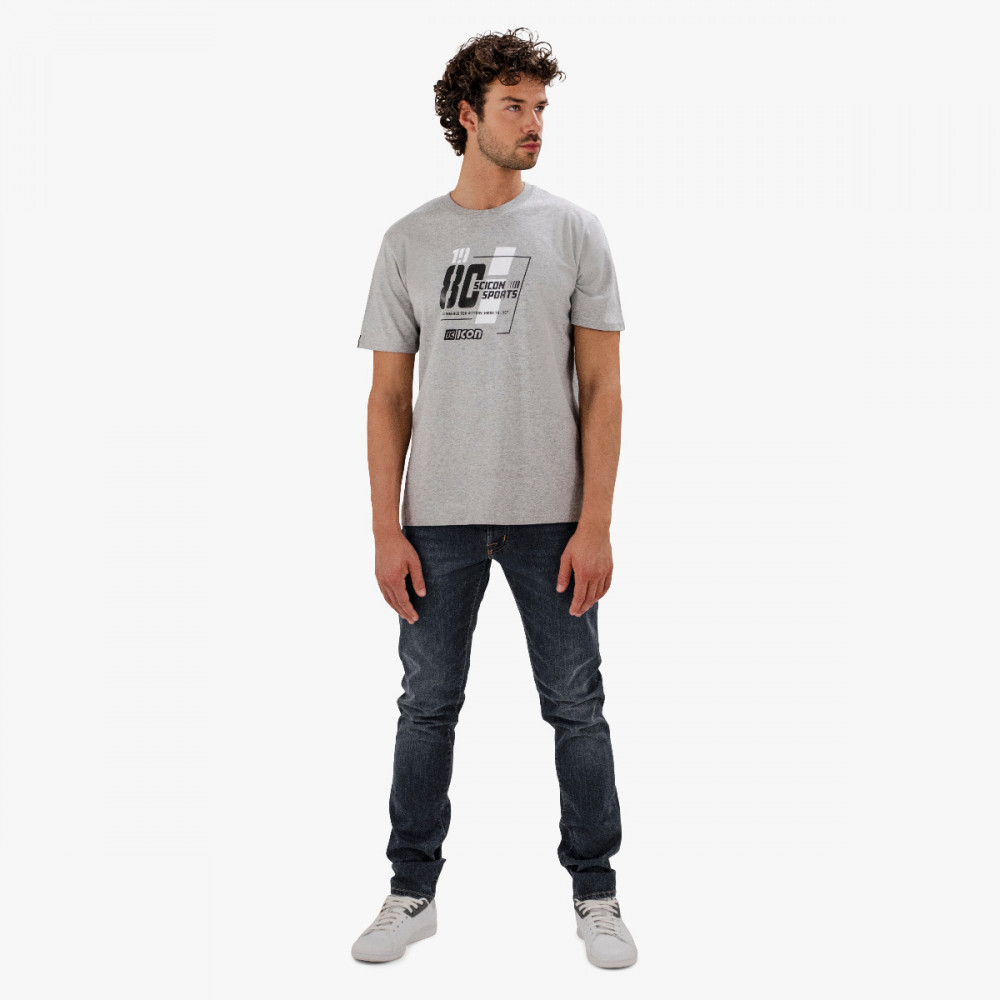 Scicon Sports | Lifestyle Cotton Scicon 80 T-shirt - grey - TS61894