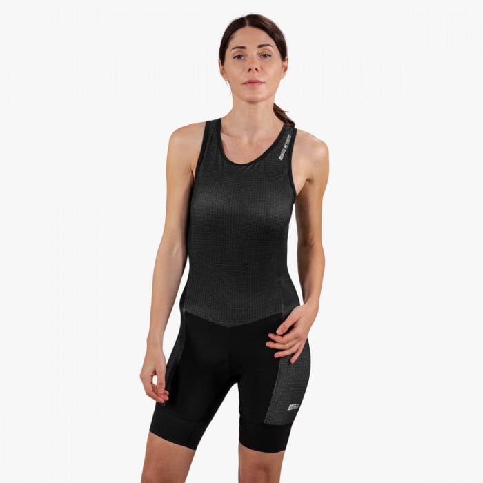 x over sleeveless triathlon suit women black ts21910