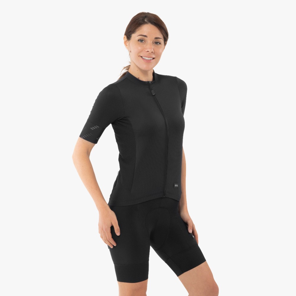 Scicon Sports | X-Over Reflex Cycling Women Short Sleeve Jersey - black - CJW11007